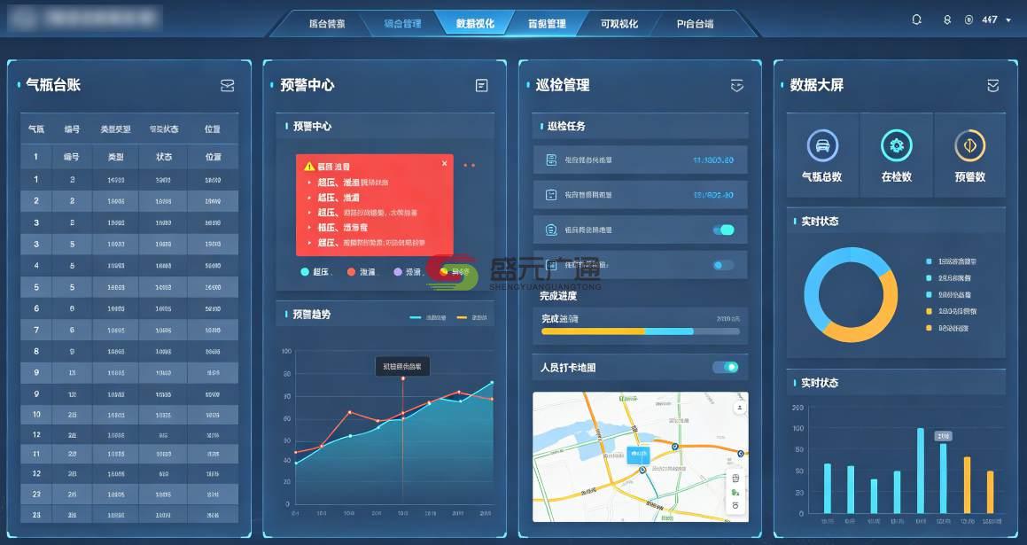 盛元广通高校实验室气瓶管理系统_全生命周期智能安全管控 盛元广通高校实验室气瓶管理系统_全生命周期智能安全管控